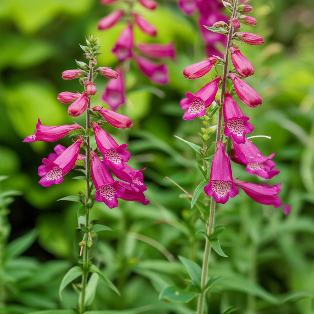 Foxglove Beardtongue Companion Plant Growth Rate Study