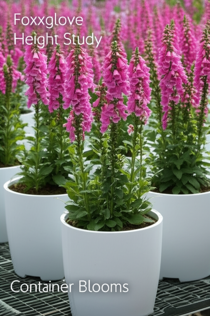 Foxglove Beardtongue Container Flowering Height Study