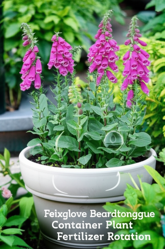Foxglove Beardtongue Container Plant Fertilizer Rotation
