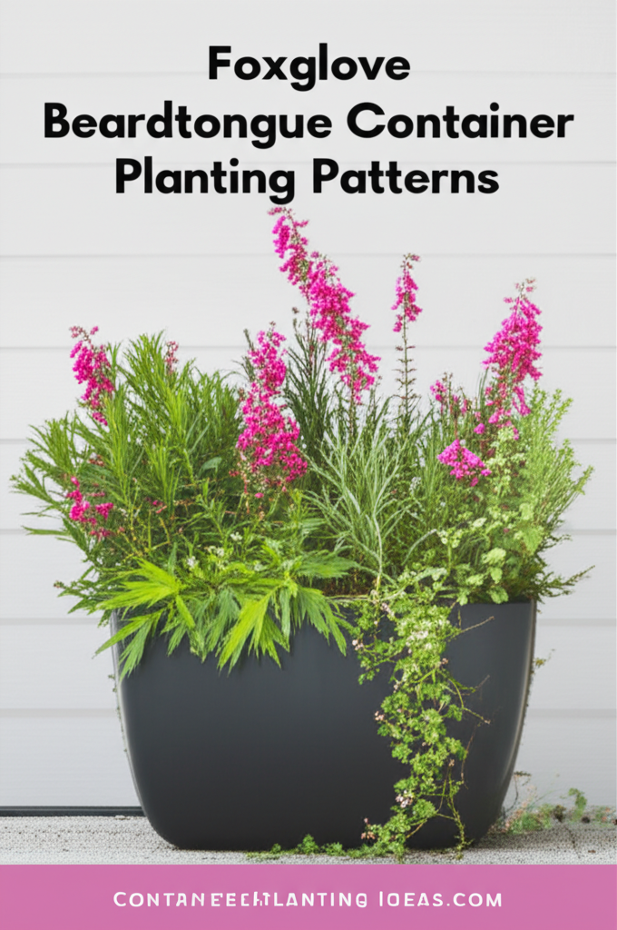 Foxglove Beardtongue Container Planting Patterns