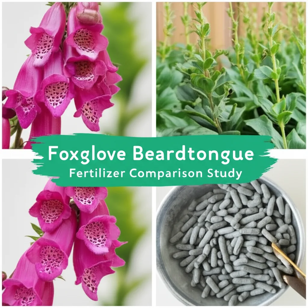 Foxglove Beardtongue Fertilizer Comparison Study