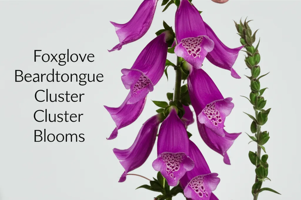Foxglove Beardtongue Flower Cluster Arrangement