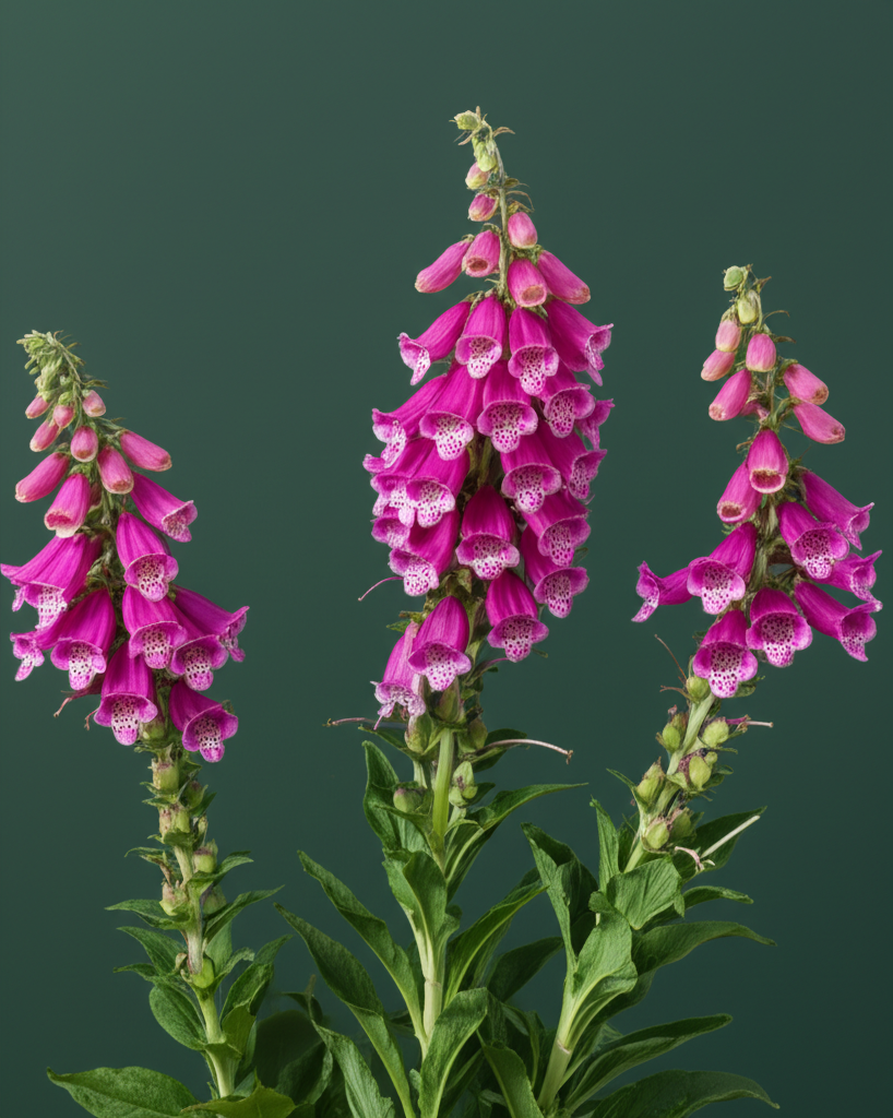 Foxglove Beardtongue Flower Cluster Arrangement Study