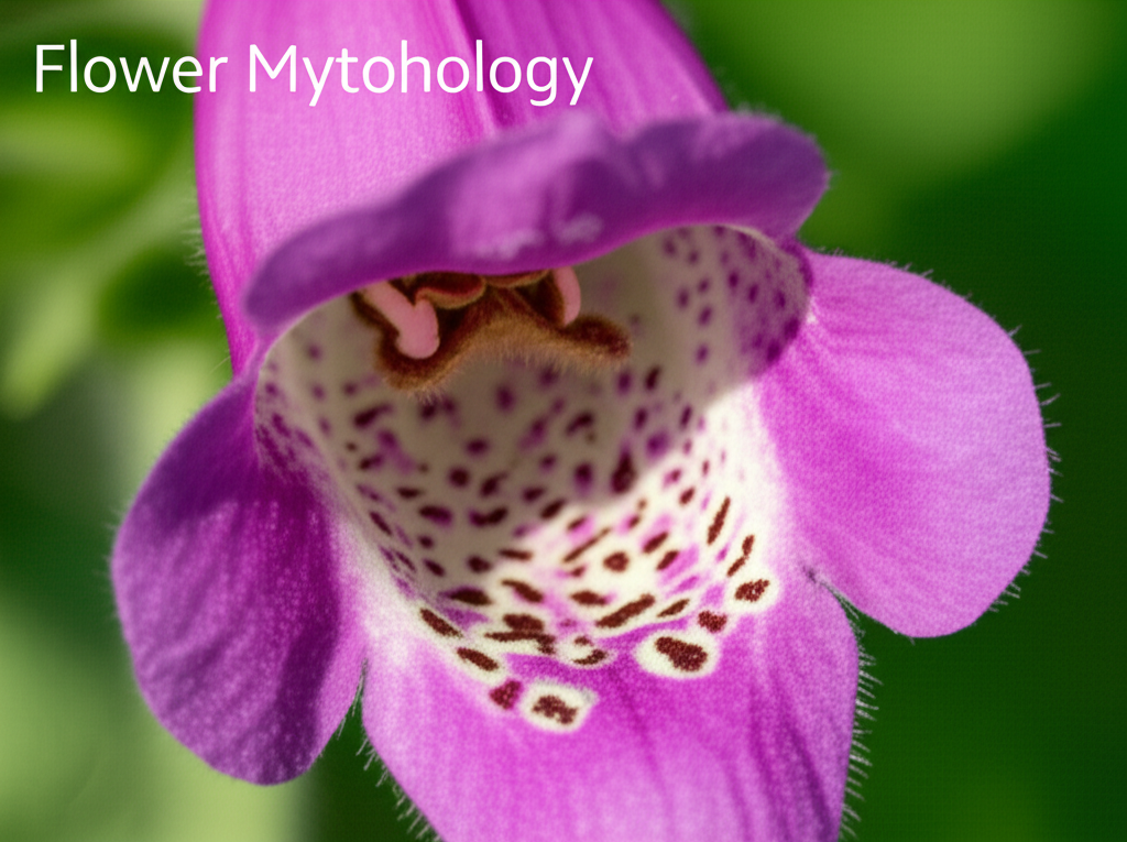 Foxglove Beardtongue Flower Morphology Documentation section visual