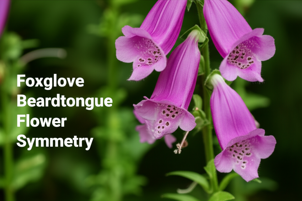 Foxglove Beardtongue Flower Symmetry Documentation