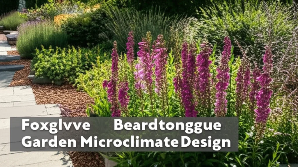 Foxglove Beardtongue Garden Microclimate Design