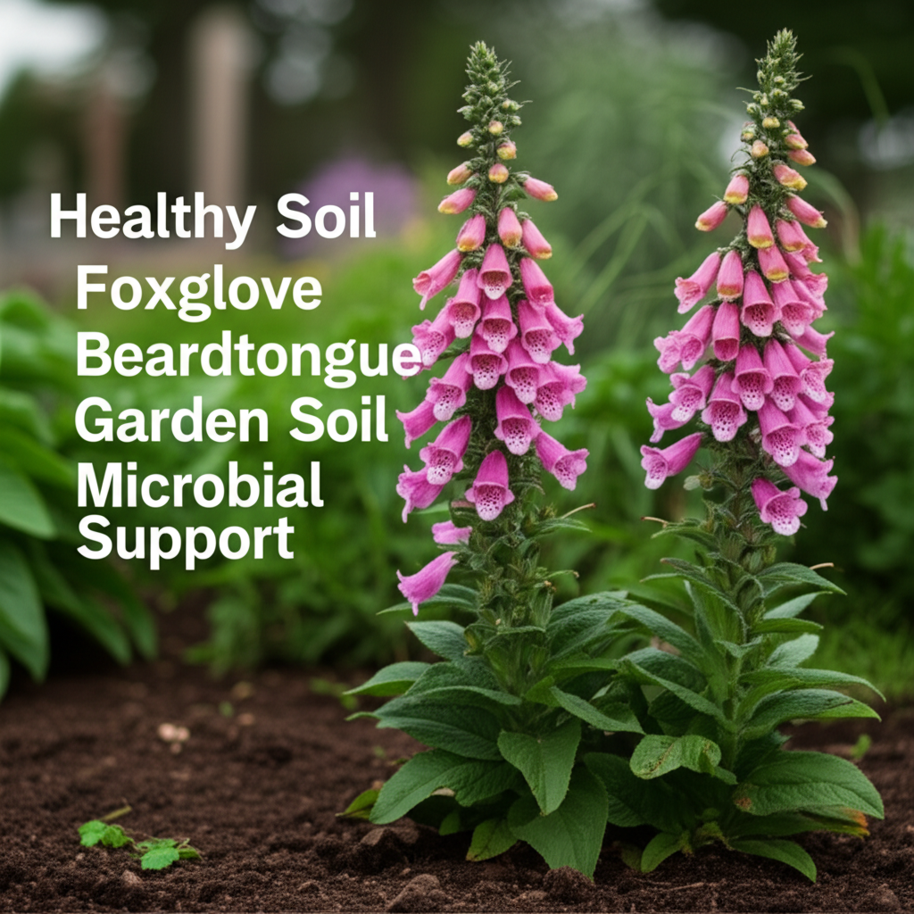 Foxglove Beardtongue Garden Soil Microbial Support