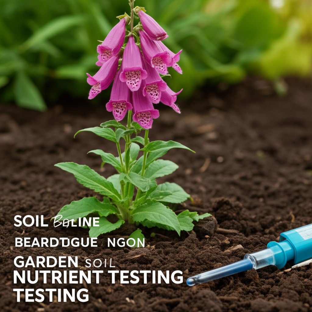 Foxglove Beardtongue Garden Soil Nutrient Testing