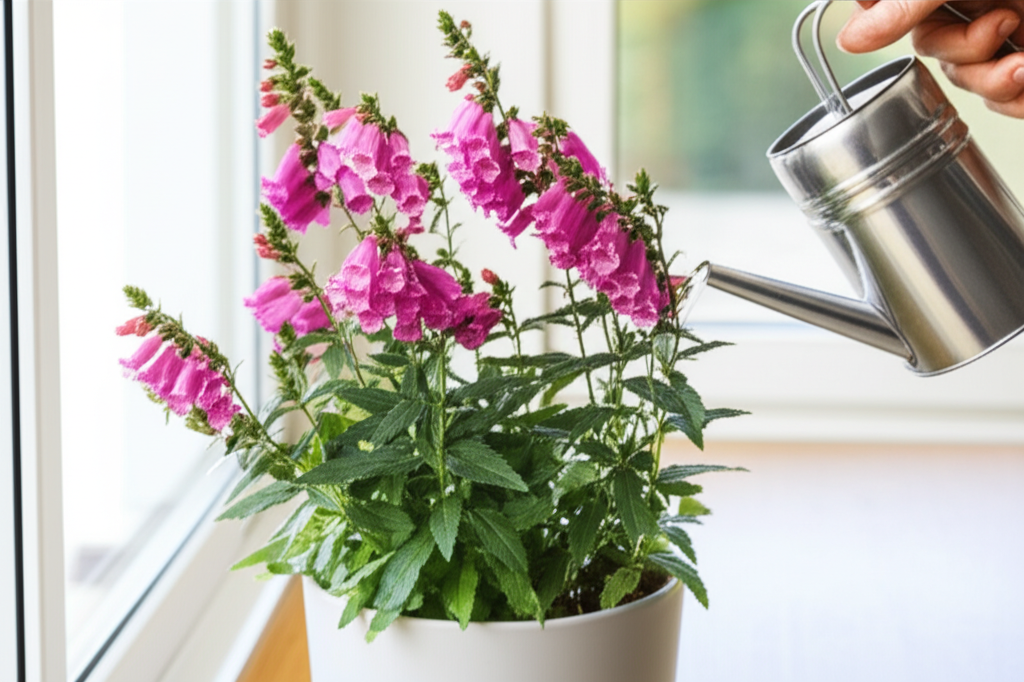 Foxglove Beardtongue Indoor Container Watering Techniques section visual
