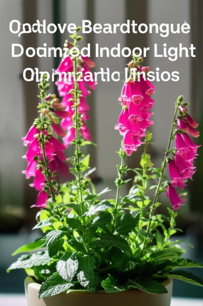 Foxglove Beardtongue Indoor Light Duration Optimization