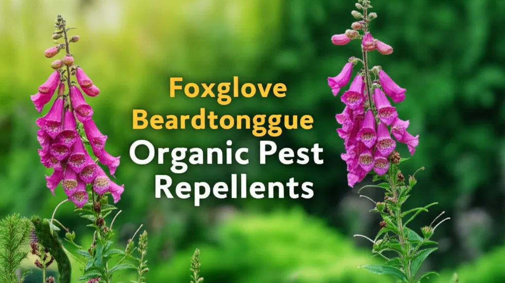 Foxglove Beardtongue Organic Pest Repellents
