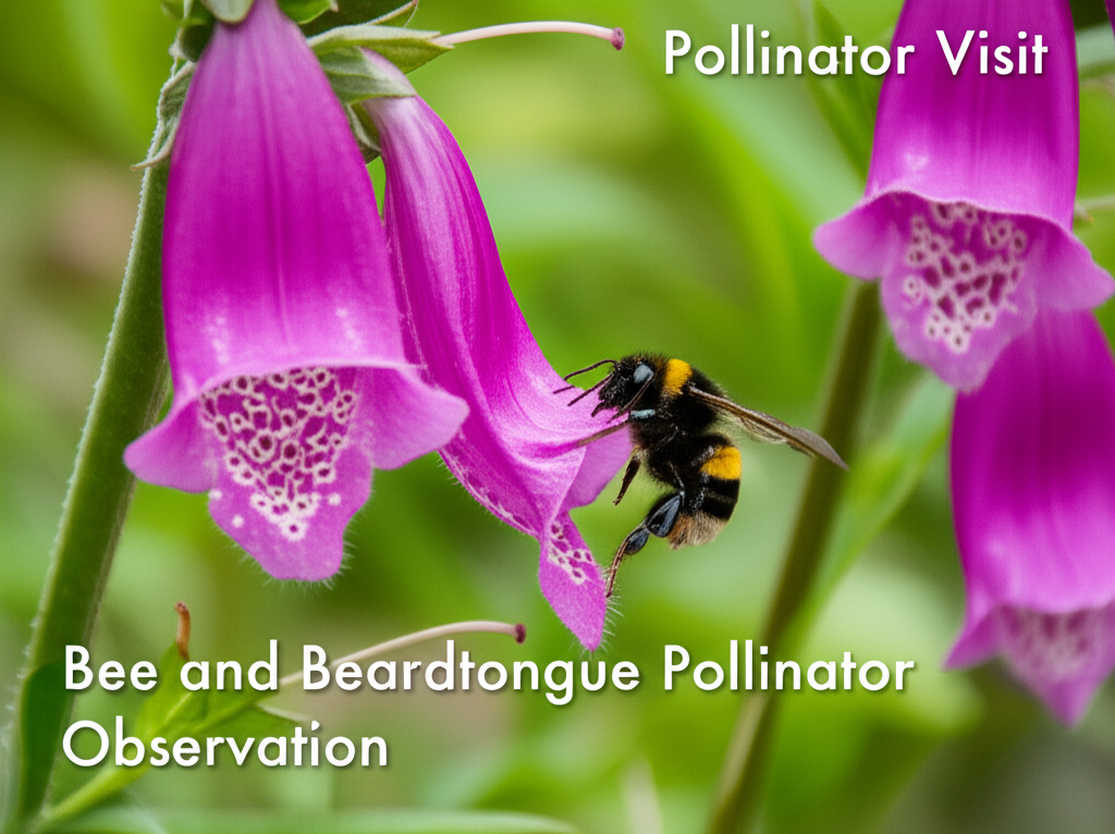 Foxglove Beardtongue Pollinator Behavior Observation
