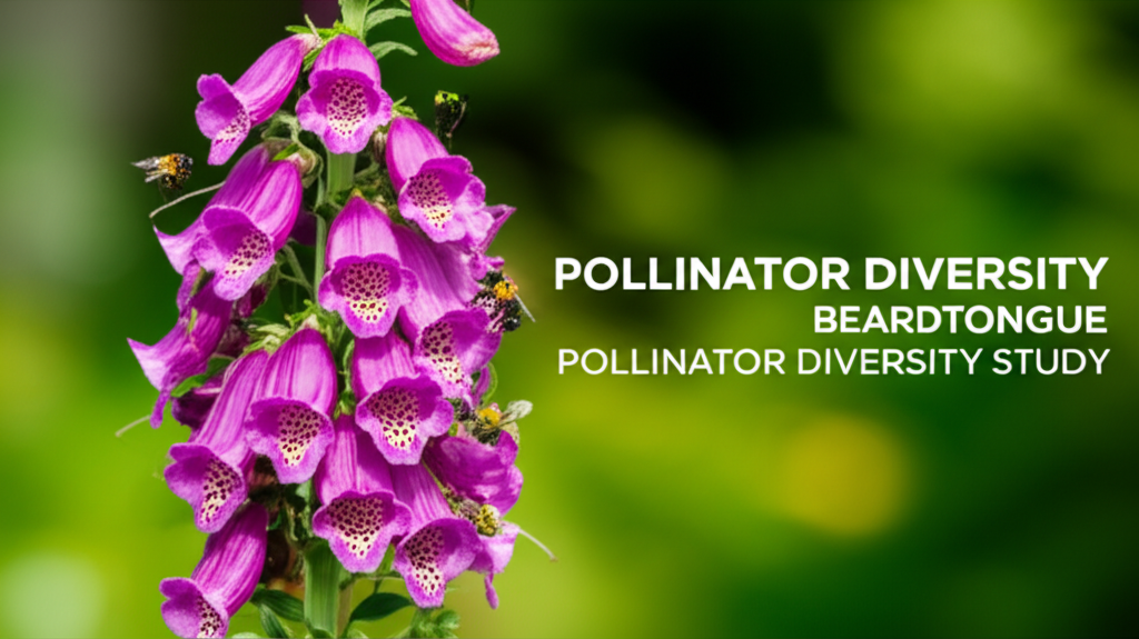 Foxglove Beardtongue Pollinator Diversity Study section visual