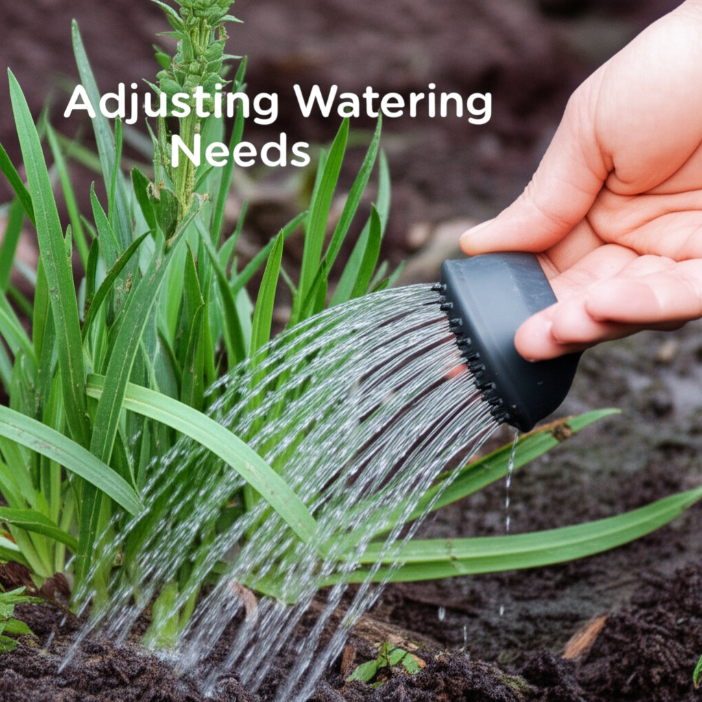 Foxglove Beardtongue Seasonal Watering Adjustment section visual