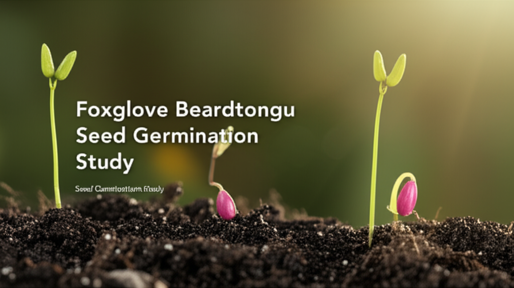 Foxglove Beardtongue Seed Germination Environment Study