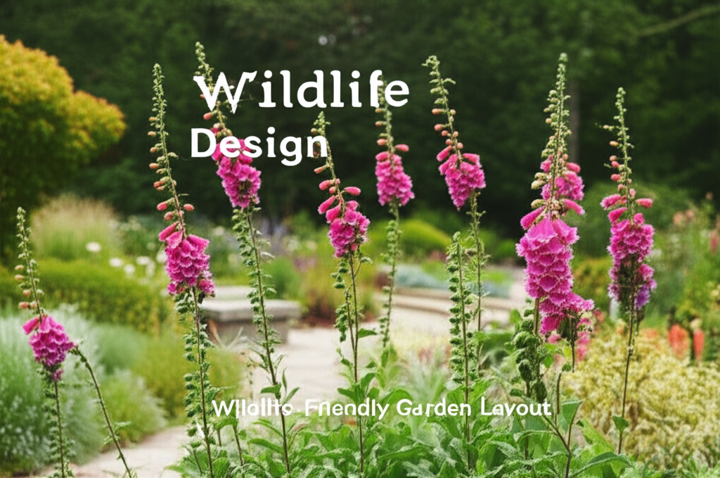 Foxglove Beardtongue Wildlife-Friendly Garden Layout