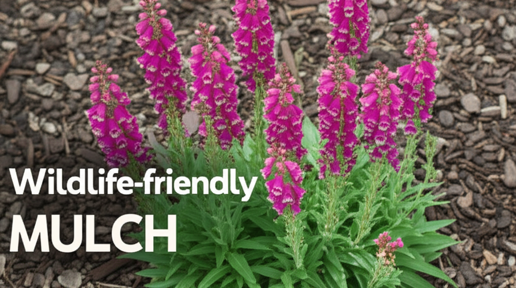 Foxglove Beardtongue Wildlife-Friendly Mulch Selection