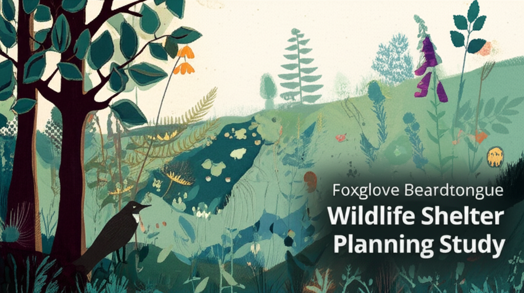 Foxglove Beardtongue Wildlife Shelter Planning Study