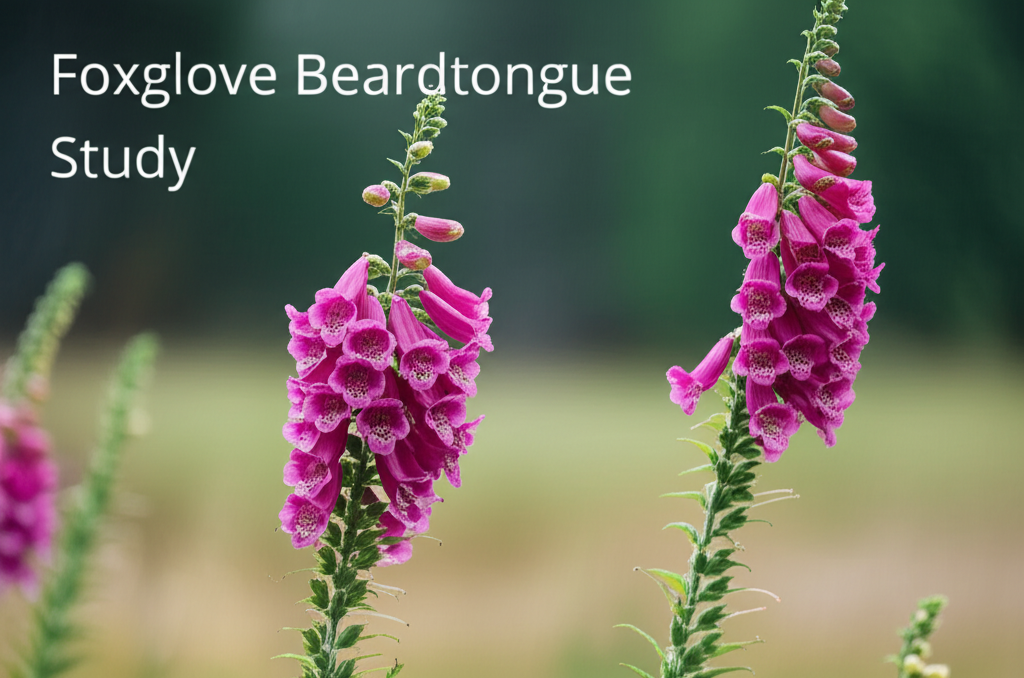 Foxglove Beardtongue Wildlife Shelter Planning Study section visual