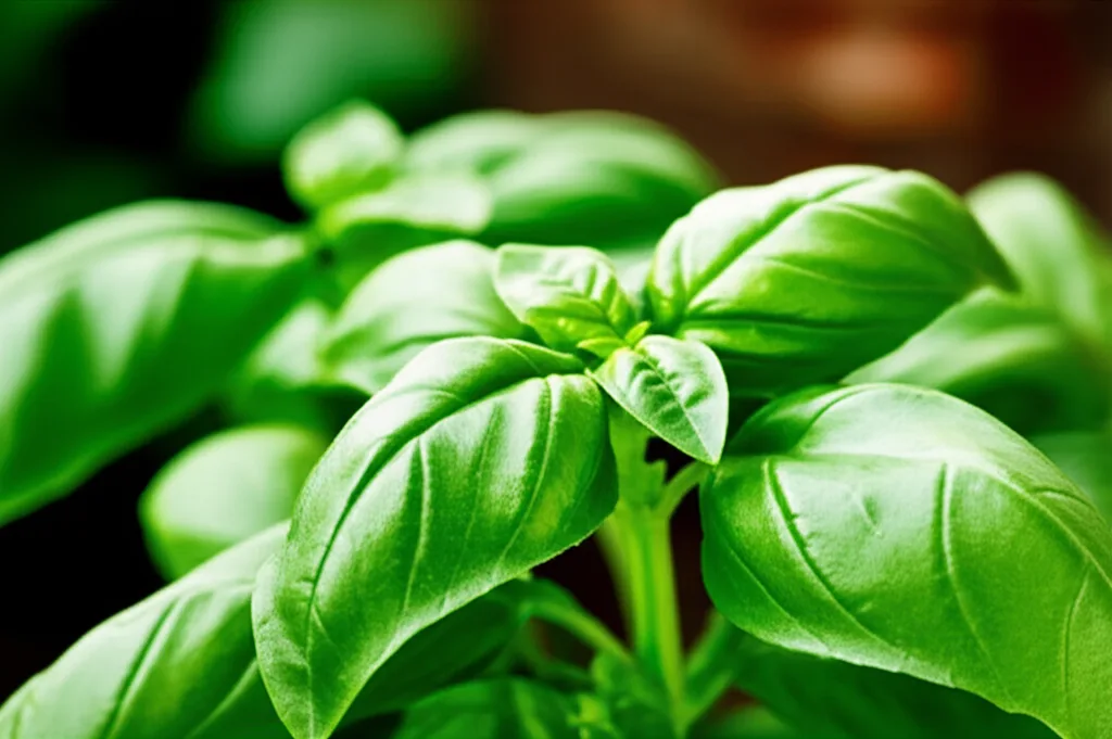 Generate a high-quality, relevant image prompt for an article about: Basil Plant Height: Stunning &