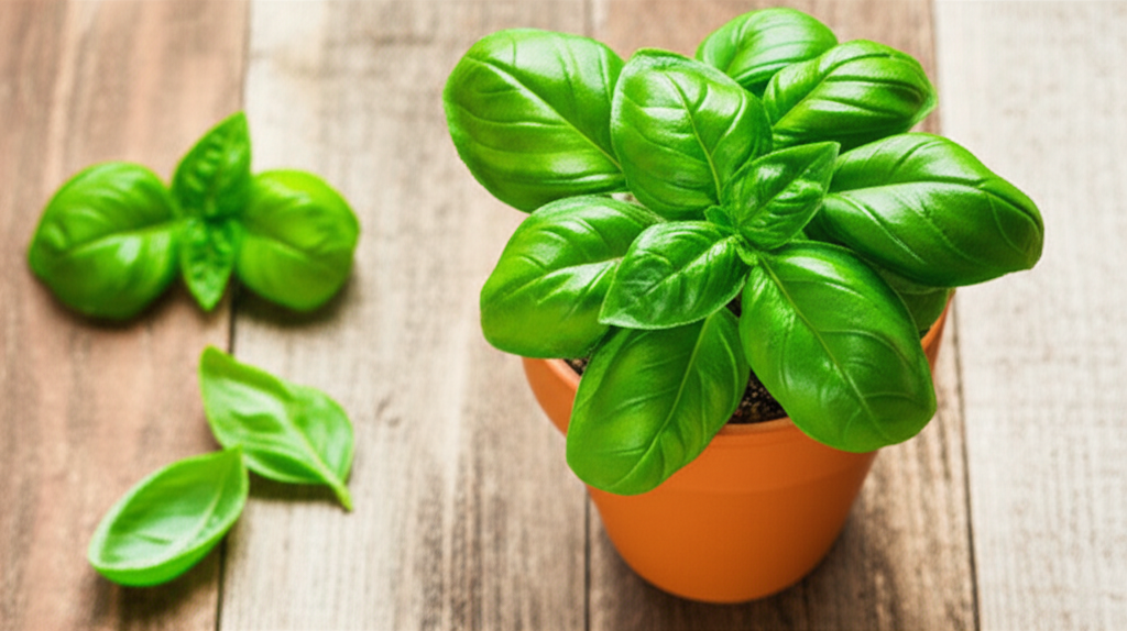 Generate a high-quality, relevant image prompt for an article about: Taking Care Basil: Easy & Fresh
