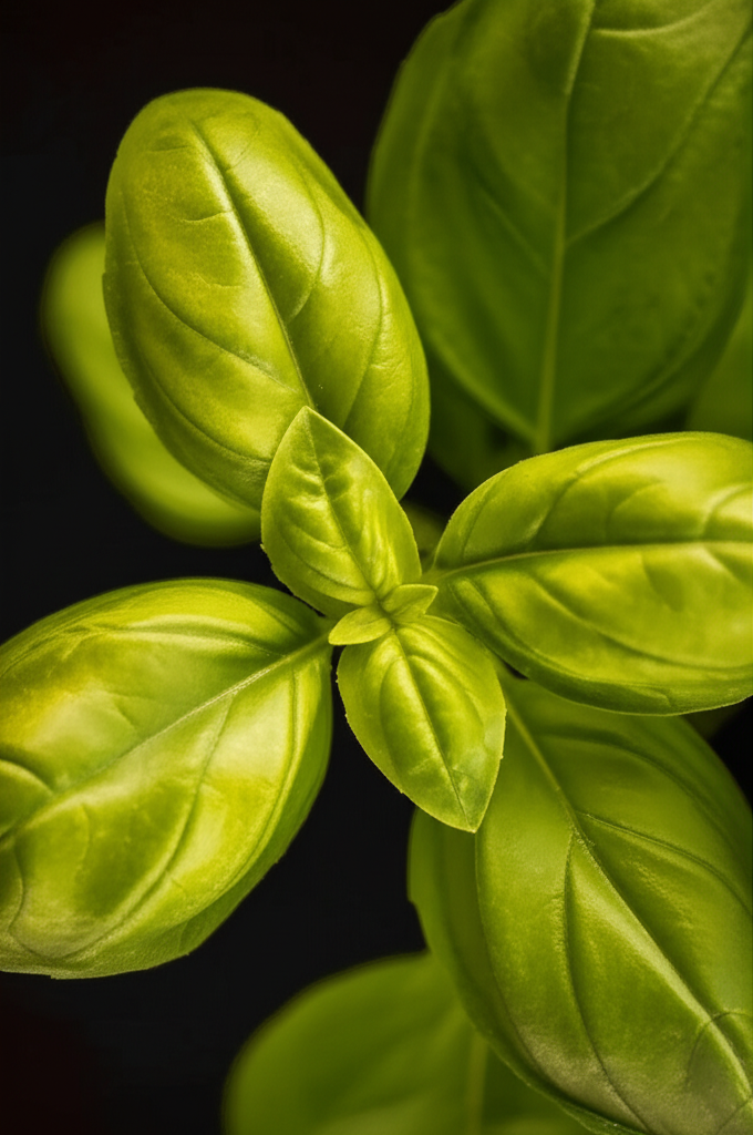 Generate a high-quality, relevant image prompt for an article about: Basil Plant Yellow Leaves: Fix