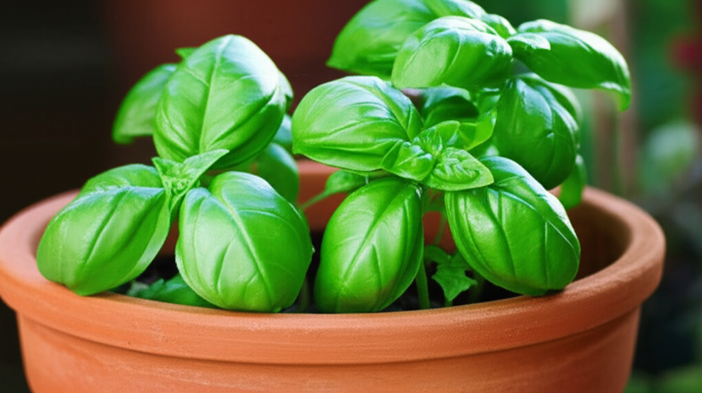 Generate a high-quality, relevant image prompt for an article about: Holy Basil Plants: Stunning & A