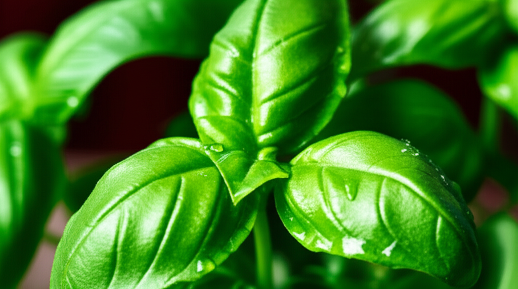 Generate a high-quality, relevant image prompt for an article about: Basil Watering: Effortless Guid