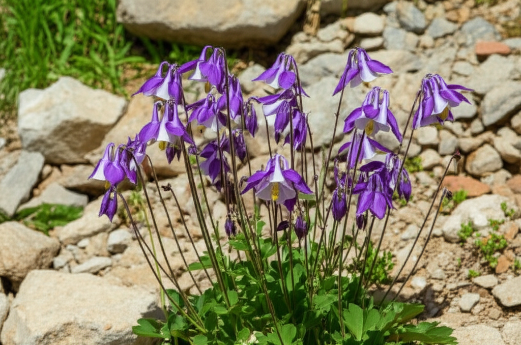 Generate a high-quality, relevant image prompt for an article about: Best Alpine Columbine Soil: Eff