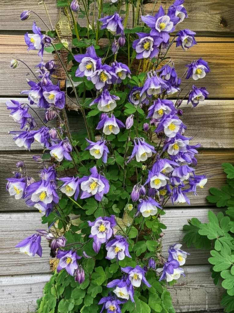 Generate a high-quality, relevant image prompt for an article about: Stunning Alpine Columbine Verti