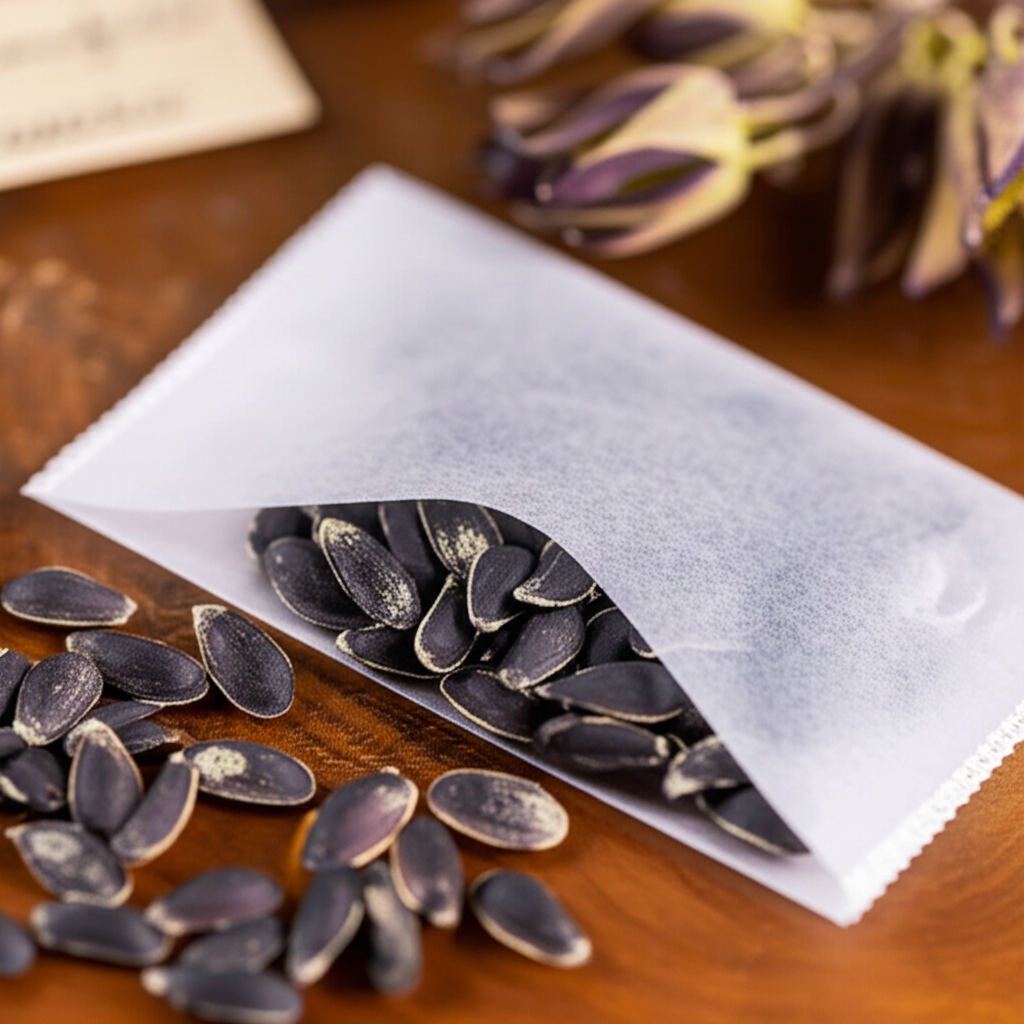 Generate a high-quality, relevant image prompt for an article about: Storing Alpine Columbine Seeds: