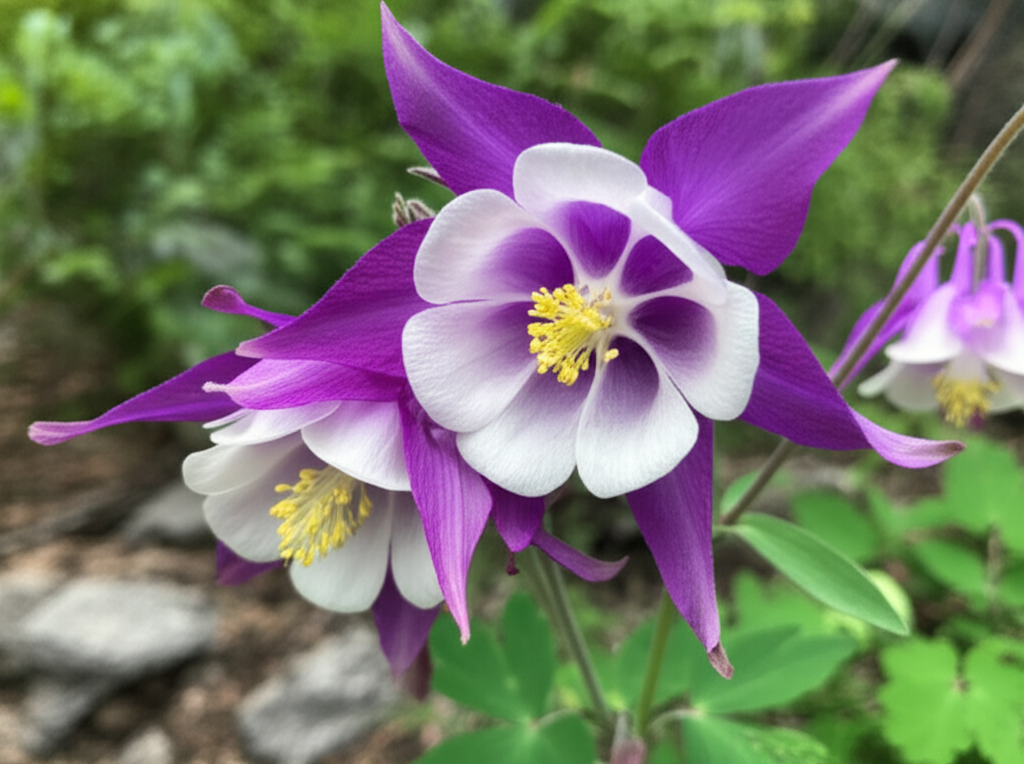 Generate a high-quality, relevant image prompt for an article about: Alpine Columbine: Stunning Grow