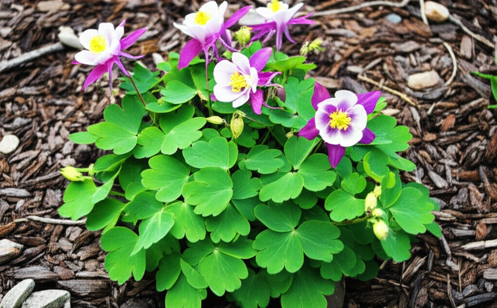 Generate a high-quality, relevant image prompt for an article about: Alpine Columbine Root Rot: Effo