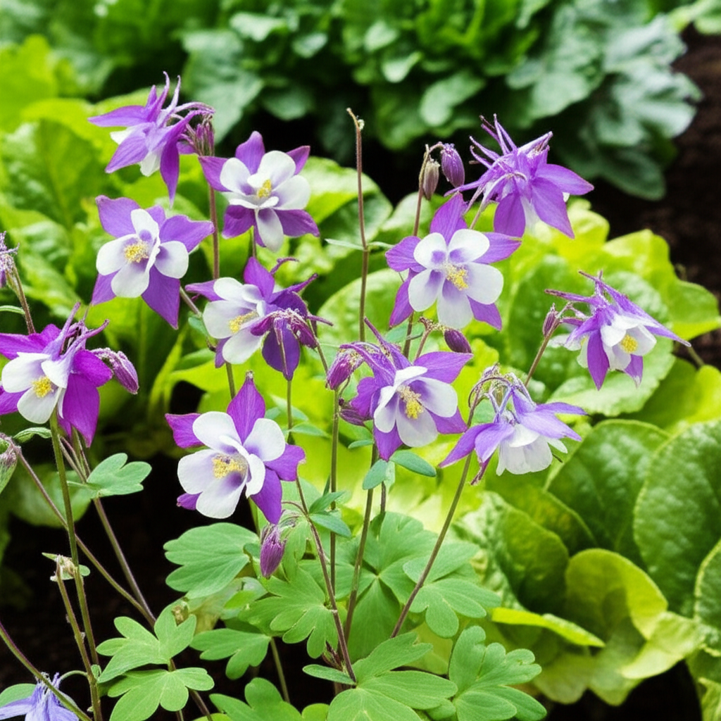 Generate a high-quality, relevant image prompt for an article about: Alpine Columbine Pest Repel: Ef