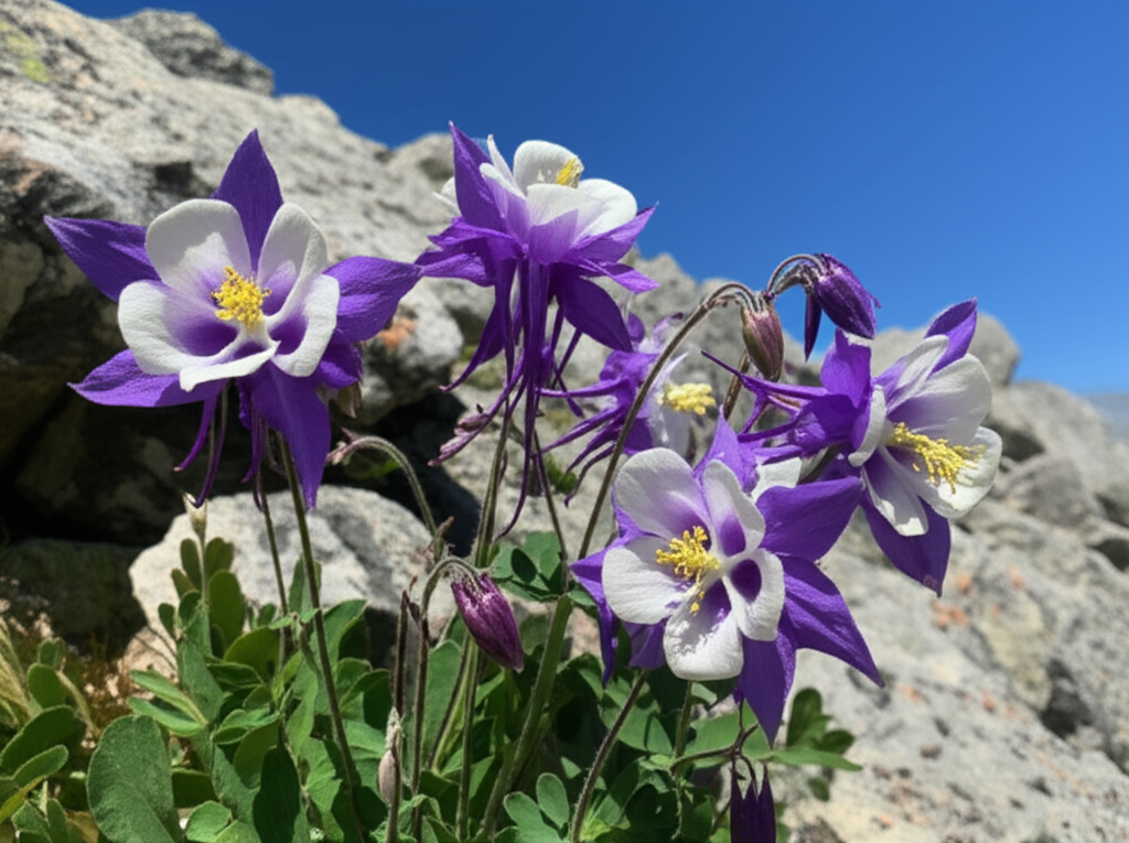 Generate a high-quality, relevant image prompt for an article about: Alpine Columbine Protection: St