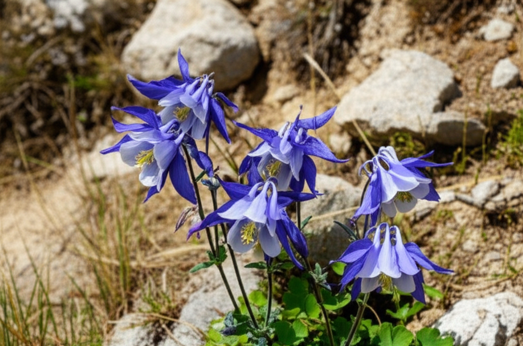 Generate a high-quality, relevant image prompt for an article about: Revive Alpine Columbine: Stunni
