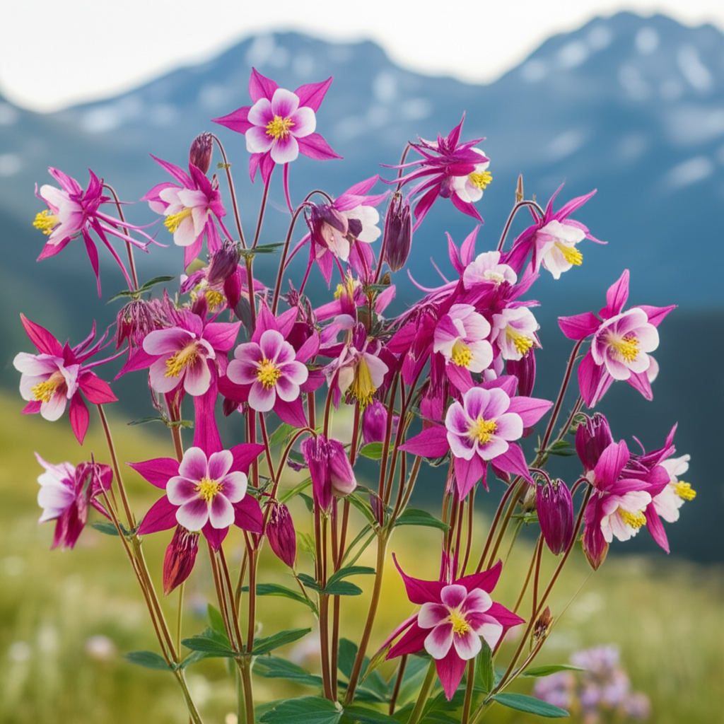 Generate a high-quality, relevant image prompt for an article about: Stunning Columbine Genetic Dive