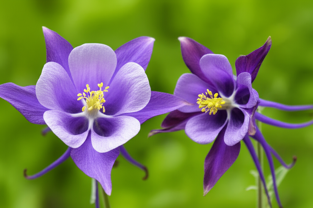 Generate a high-quality, relevant image prompt for an article about: Alpine Columbine: Stunning Orga