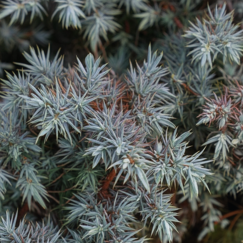 Generate a high-quality, relevant image prompt for an article about: Blue Star Juniper: Stunning Win