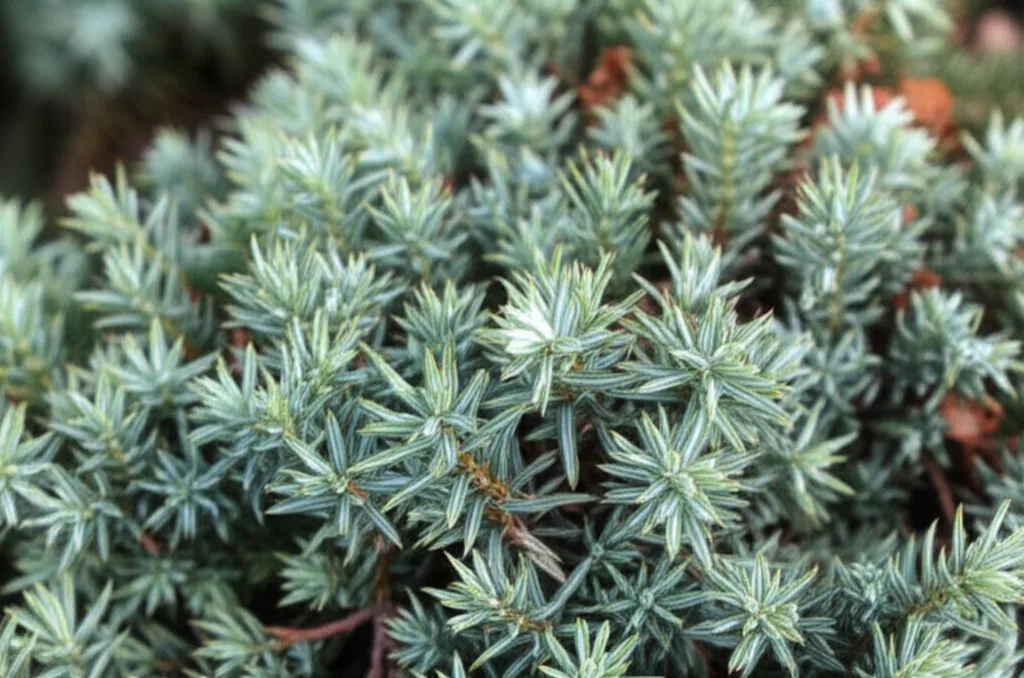 Generate a high-quality, relevant image prompt for an article about: Blue Star Juniper: Stunning Gen