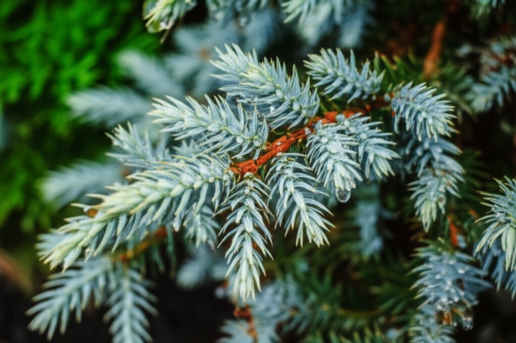 Generate a high-quality, relevant image prompt for an article about: Blue Star Juniper: Effortless M