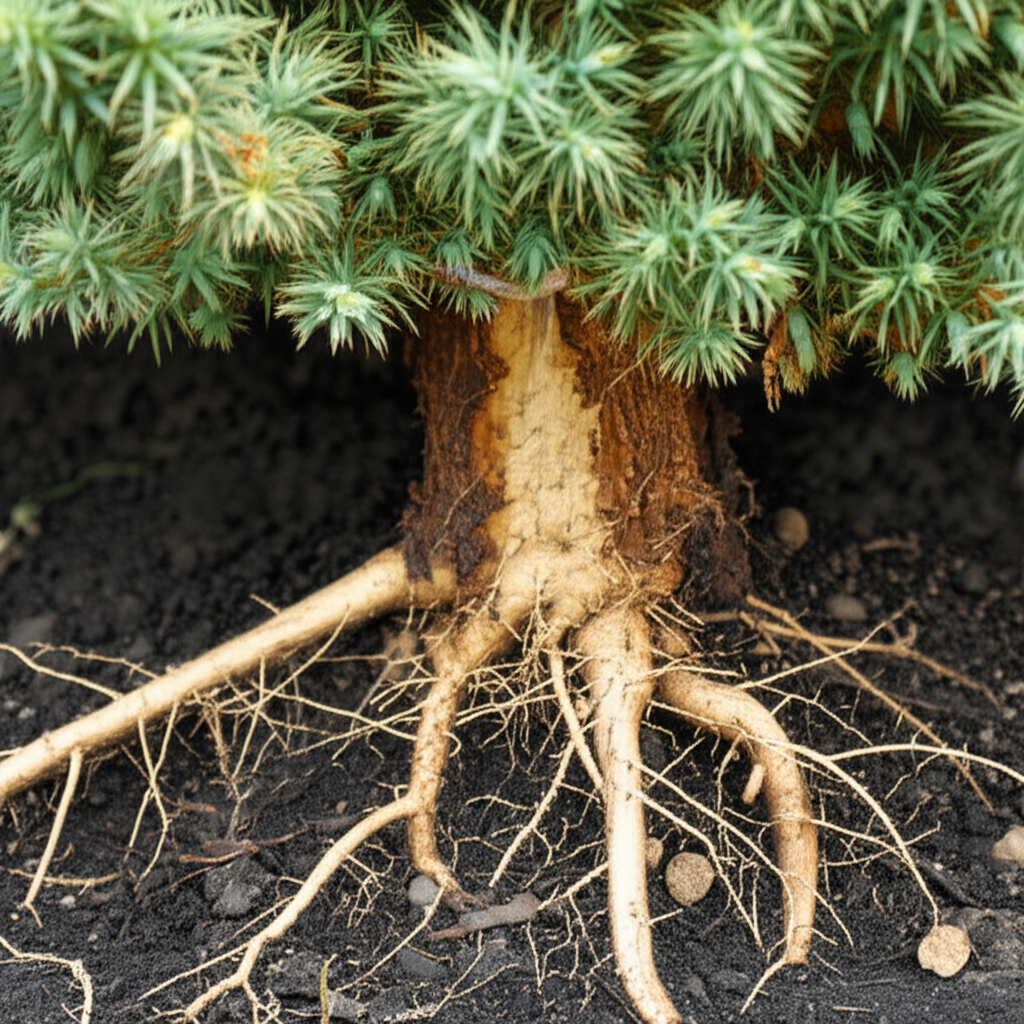 Generate a high-quality, relevant image prompt for an article about: Blue Star Juniper: **Stunning**