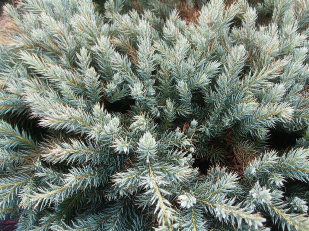 Generate a high-quality, relevant image prompt for an article about: Blue Star Juniper: Stunning Gol