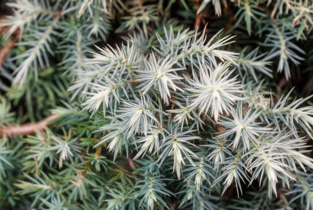 Generate a high-quality, relevant image prompt for an article about: Blue Star Juniper: Stunning Hor