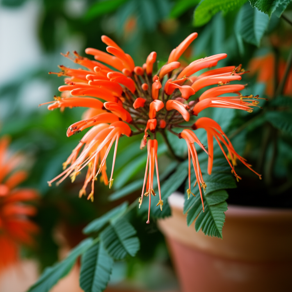 Generate a high-quality, relevant image prompt for an article about: Growing Candle Bush Indoors: St