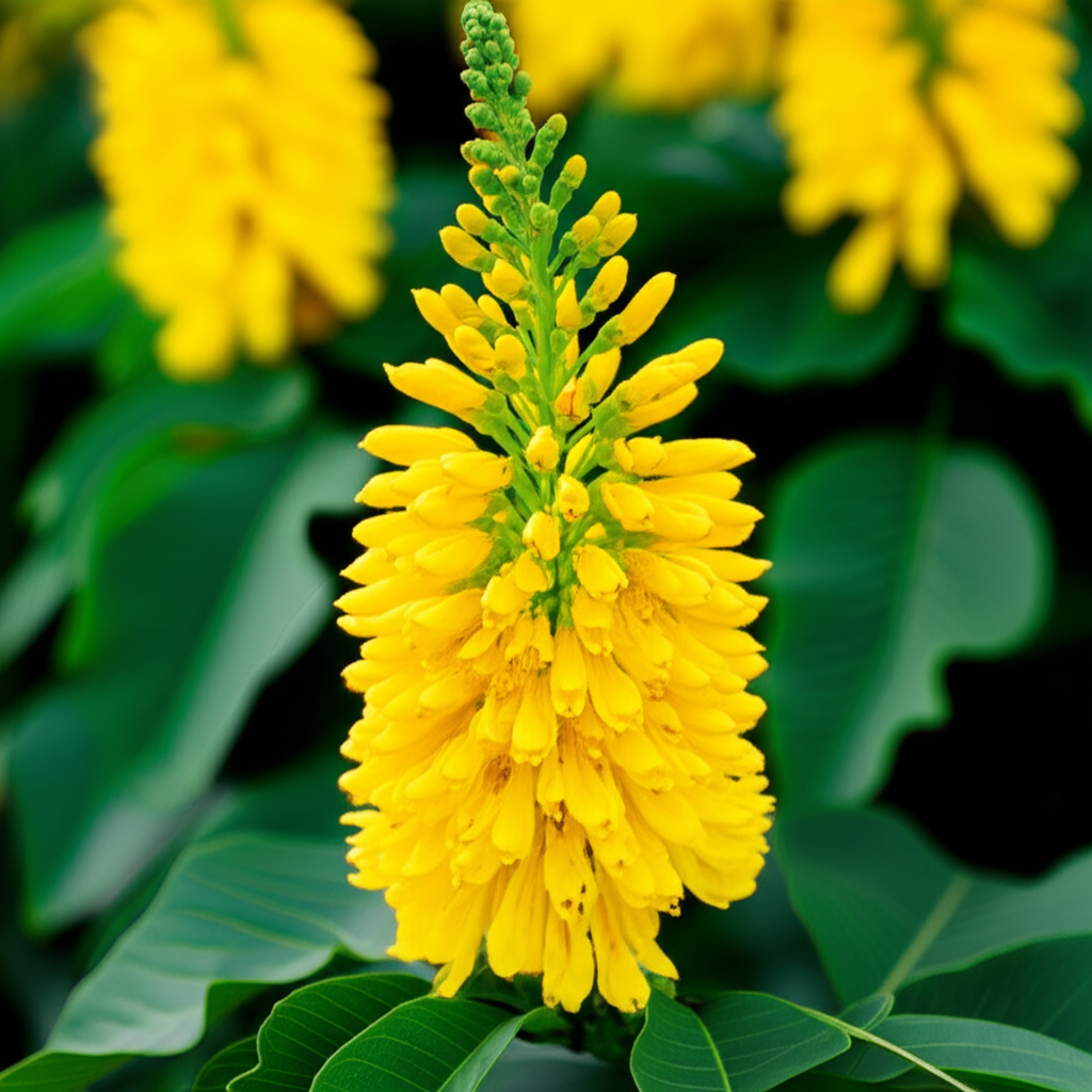 Generate a high-quality, relevant image prompt for an article about: Candle Bush: Stunning & Afforda