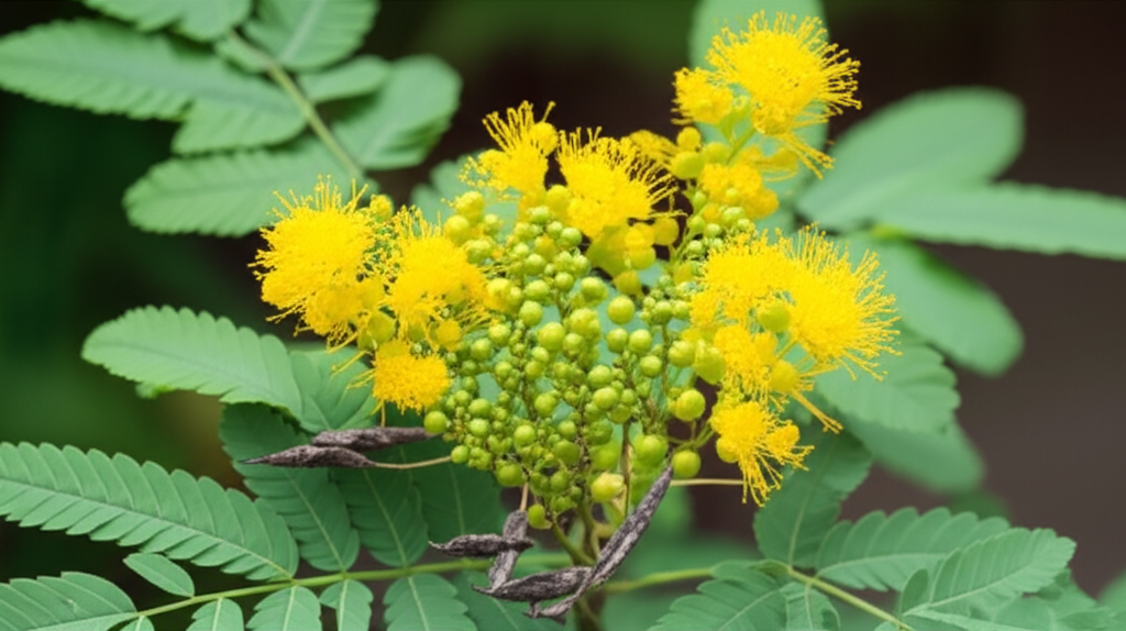 Generate a high-quality, relevant image prompt for an article about: Candle Bush: Effortless Herbal