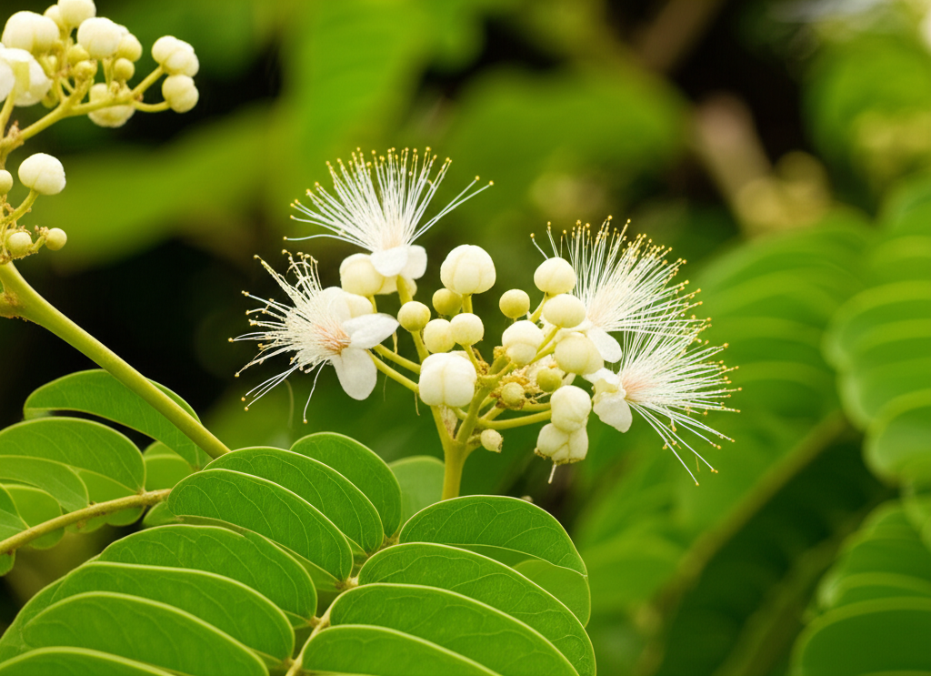 Generate a high-quality, relevant image prompt for an article about: Grow Candle Bush for Tea: Effor
