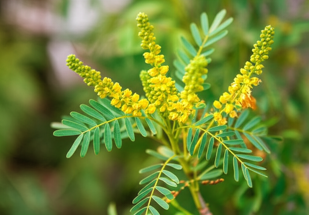 Generate a high-quality, relevant image prompt for an article about: Candle Bush Diuretic: Natural R