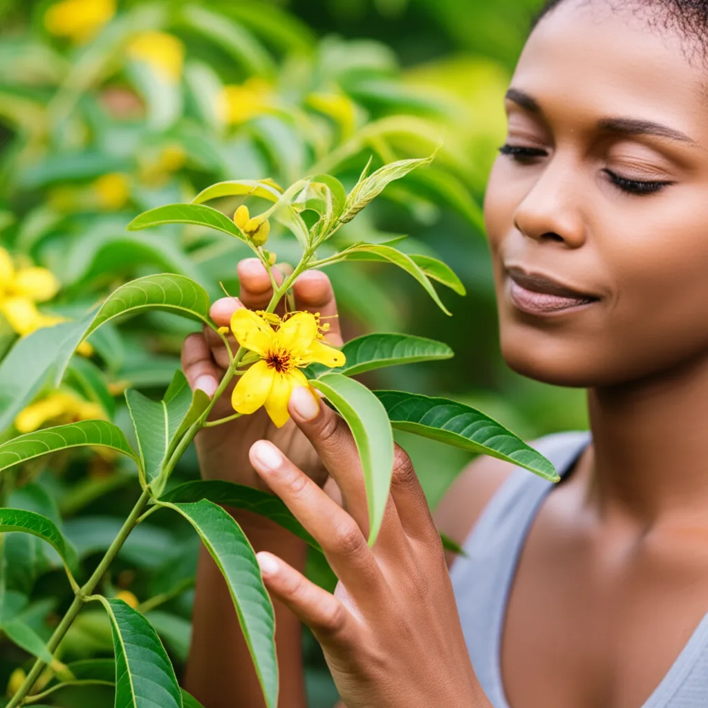 Generate a high-quality, relevant image prompt for an article about: Candle Bush: Effortless Chronic